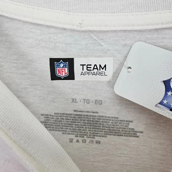 NWT NFL Team Apparel Super Bowl Liv Miami 02.02.20 Football Mens Sz XL White Tee - Picture 3 of 10